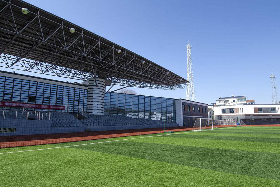 安国体育场看台网架工程